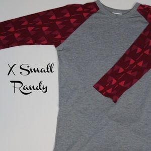 NWT XSmall LuLaRoe Randy Shirt